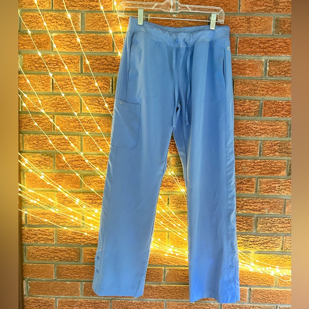 ciel blue scrub pants